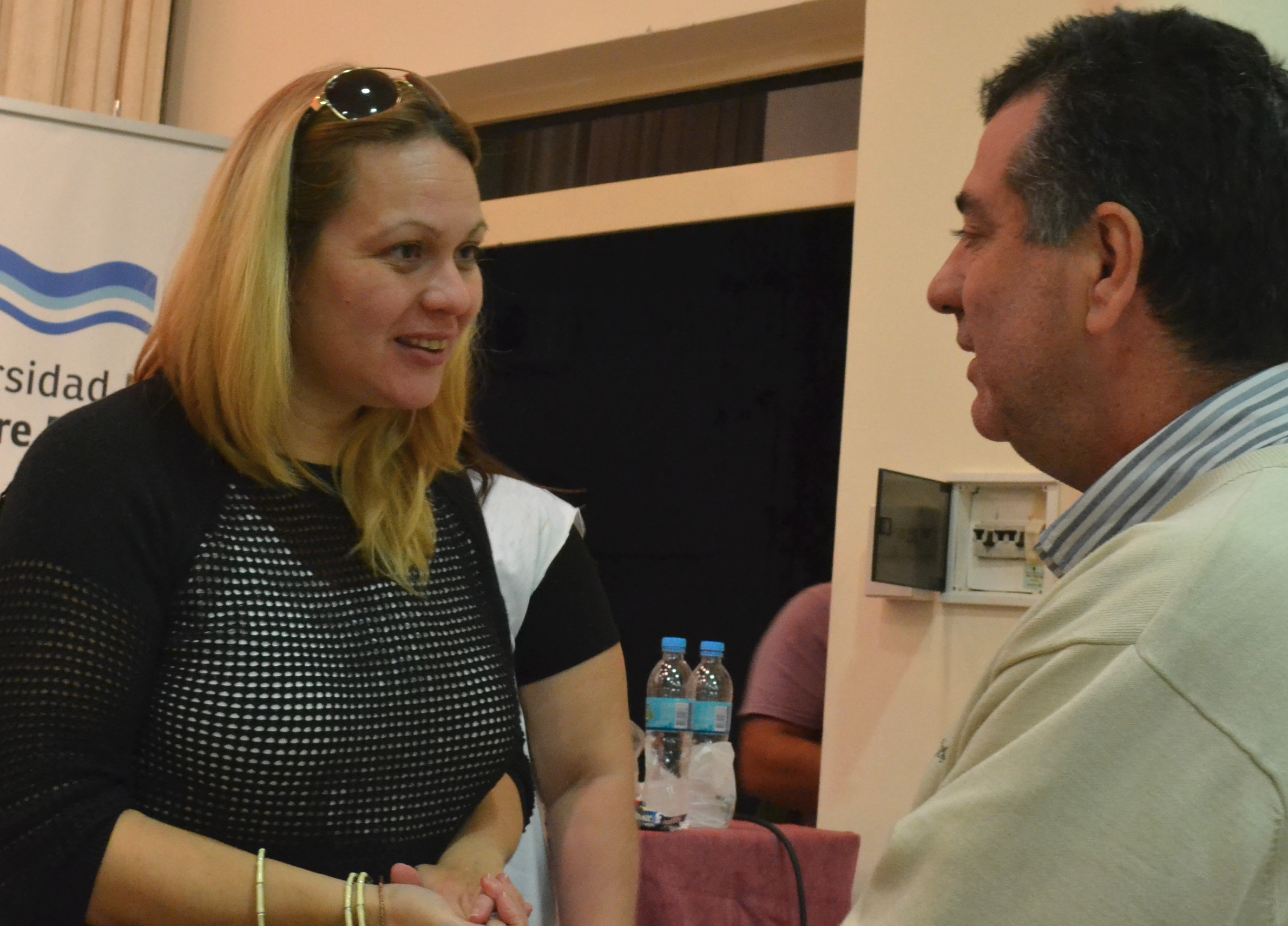 Alika Kinan con Yuyo García, el papá de Micaela.