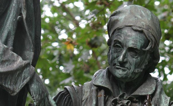 Estatua de Gauss en Göttingen.